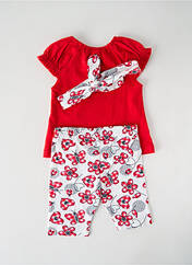 Ensemble pantalon rouge BABY BOL pour fille seconde vue