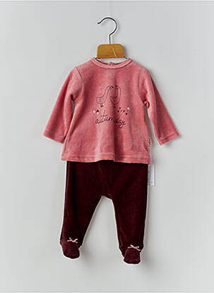 Pyjama rose BABY BOL pour fille