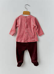 Pyjama rose BABY BOL pour fille seconde vue