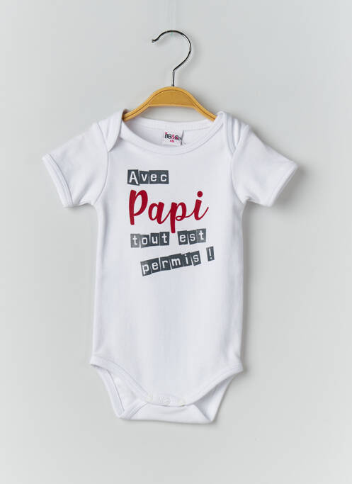 Body blanc BB AND CO pour enfant