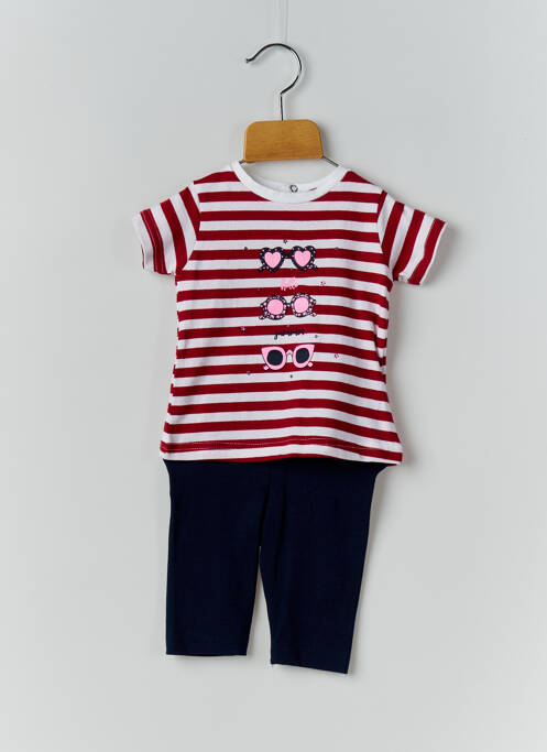 Ensemble pantalon rouge BABY BOL pour fille