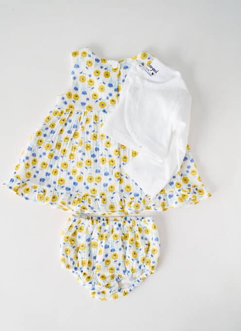Ensemble short blanc BABY BOL pour fille