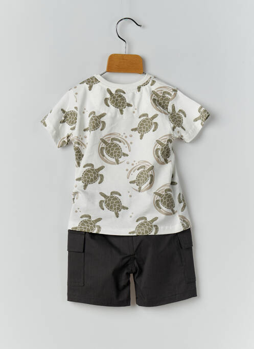 Ensemble short blanc BABY BOL garçon