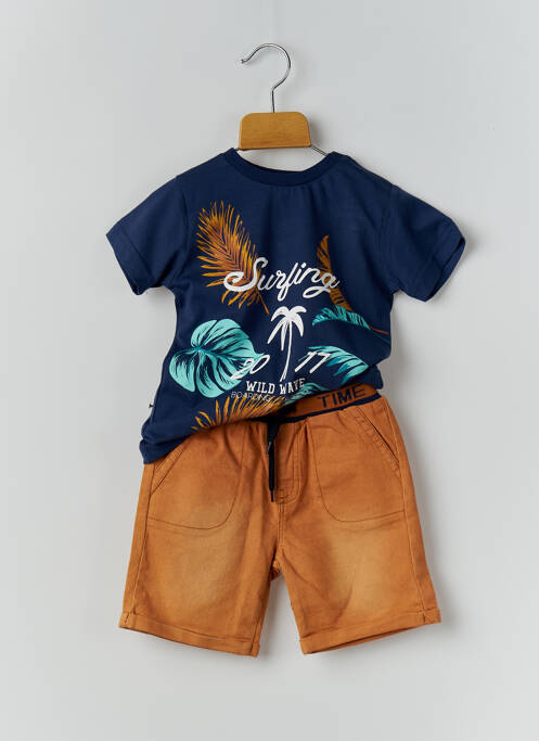 Ensemble short marron BABY BOL pour garçon