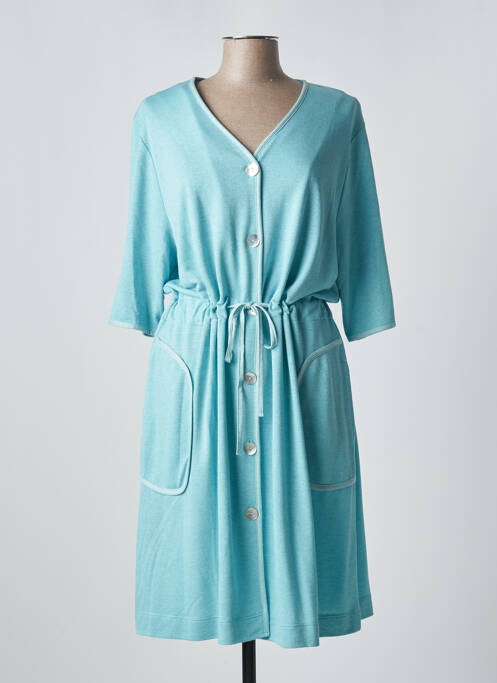 Robe de chambre bleu MASSANA pour femme