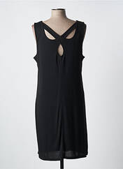 Robe mi-longue noir MASSANA pour femme seconde vue