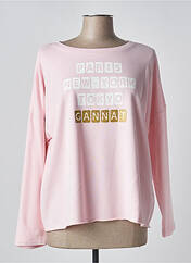 Sweat-shirt rose KAPITALES pour femme seconde vue