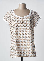 T-shirt beige AGATHE & LOUISE pour femme seconde vue