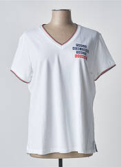 T-shirt blanc KAPITALES pour femme seconde vue