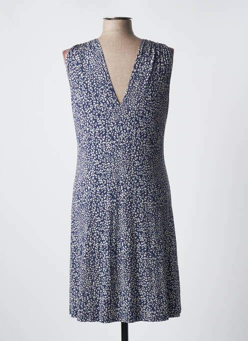 Robe mi-longue bleu JANIRA pour femme