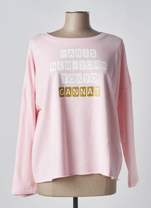 Sweat-shirt rose KAPITALES pour femme