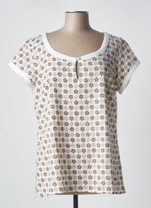 T-shirt beige AGATHE & LOUISE pour femme