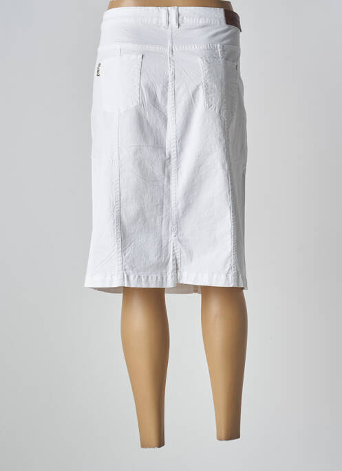 Jupe mi-longue blanc AGATHE & LOUISE pour femme