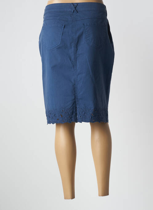 Jupe mi-longue bleu MERI & ESCA pour femme