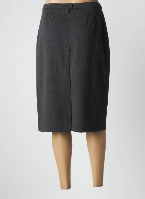 Jupe mi-longue gris FRANCE RIVOIRE pour femme