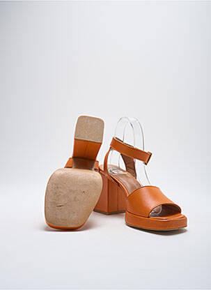 Sandales/nu pieds fermeture bride(s) talon de 7 à 9cm orange SARENZA femme