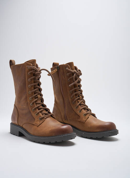 Bottines/Boots marron CLARKS pour femme