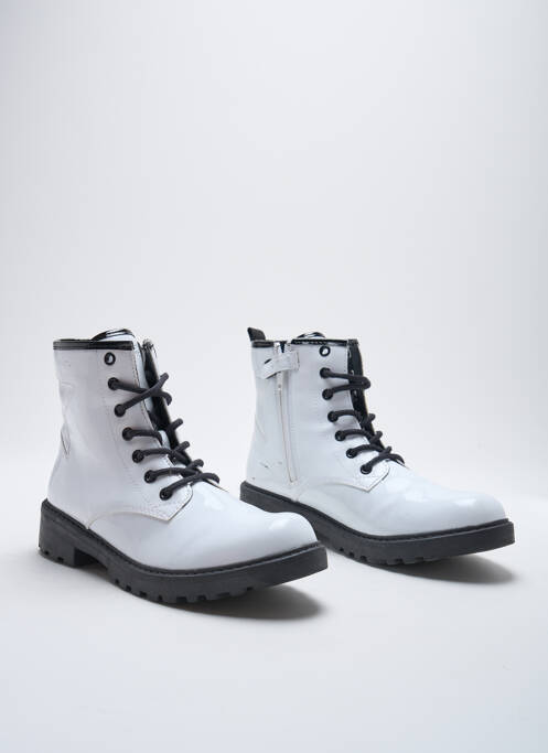 Bottines/Boots blanc GEOX pour fille