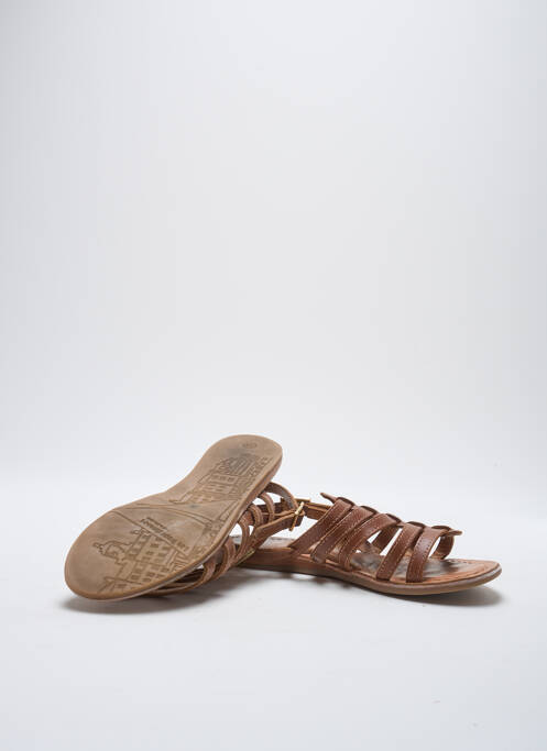 Spartiates marron LES TROPEZIENNES PAR M.BELARBI pour femme