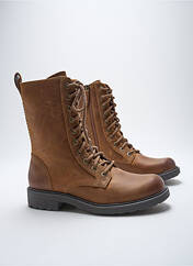 Bottines/Boots marron CLARKS pour femme seconde vue