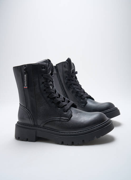 Bottines/Boots noir TOMMY HILFIGER pour femme