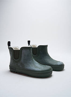 Bottines/boots matière lisse bout rond vert LIEWOOD garçon
