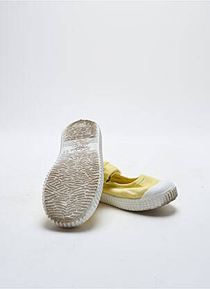 Ballerines bout rond bout rond jaune VICTORIA fille