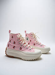 Baskets rose CONVERSE pour femme seconde vue