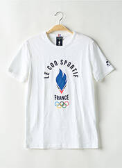 T-shirt blanc LE COQ SPORTIF pour homme seconde vue