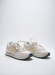 Baskets beige NEW BALANCE pour femme seconde vue