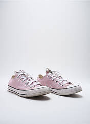 Baskets rose CONVERSE pour femme seconde vue