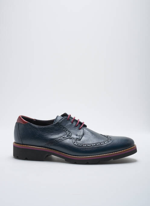 Derbies bleu BAERCHI pour homme