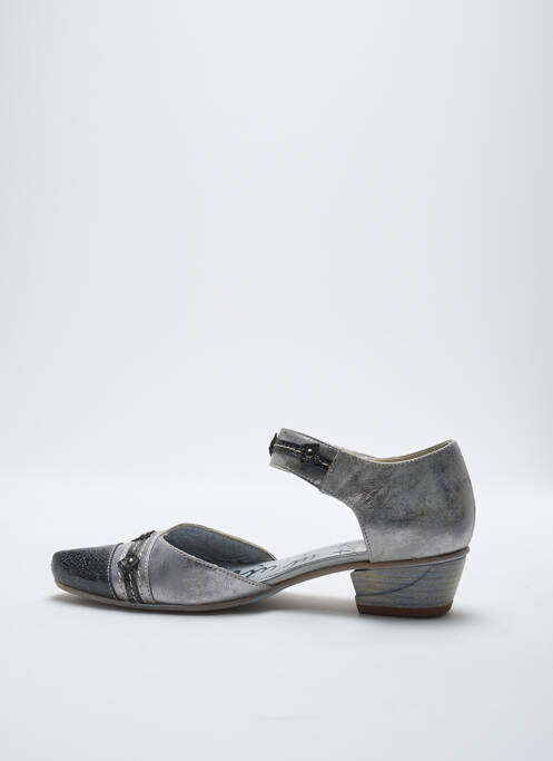 Sandales/Nu pieds gris UN TOUR EN VILLE pour femme