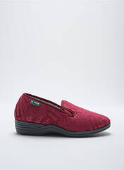 Chaussons/Pantoufles rouge LA VAGUE pour femme seconde vue