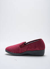 Chaussons/Pantoufles rouge LA VAGUE pour femme seconde vue