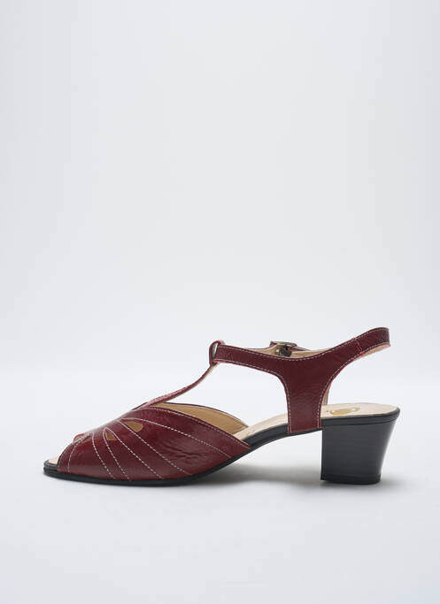 Sandales/Nu pieds rouge OMBELLE pour femme