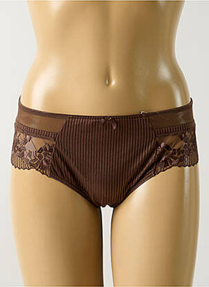 Tanga marron CHANTELLE pour femme