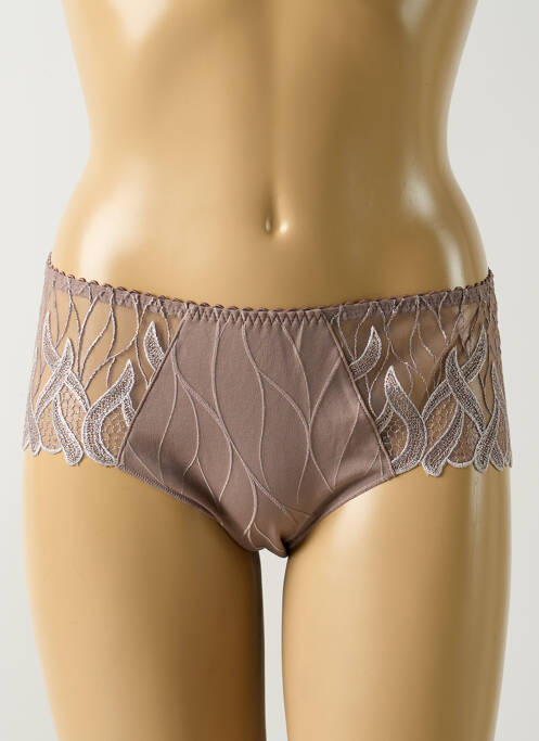 Shorty beige LOUISA BRACQ pour femme