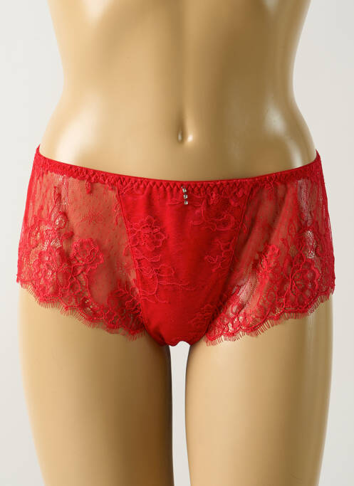 Shorty rouge PIEGE pour femme