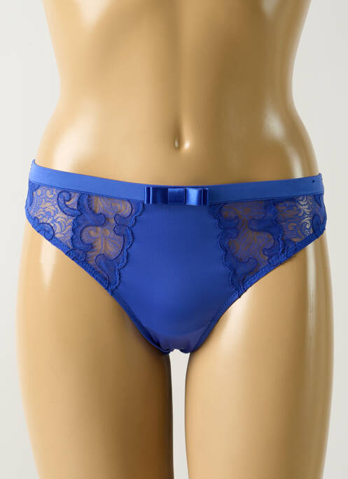 Tanga bleu PRIMA DONNA pour femme