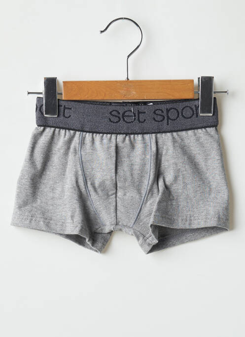 Boxer gris SET pour garçon