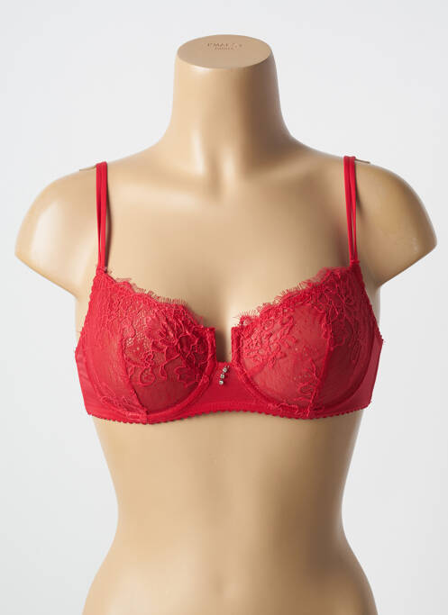 Soutien-gorge rouge PIEGE pour femme