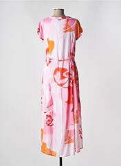 Robe longue rose AGATHE & LOUISE pour femme seconde vue