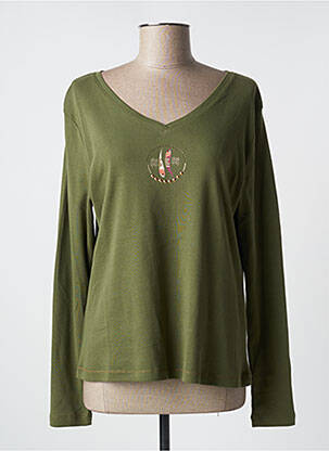 T-shirt vert THALASSA pour femme