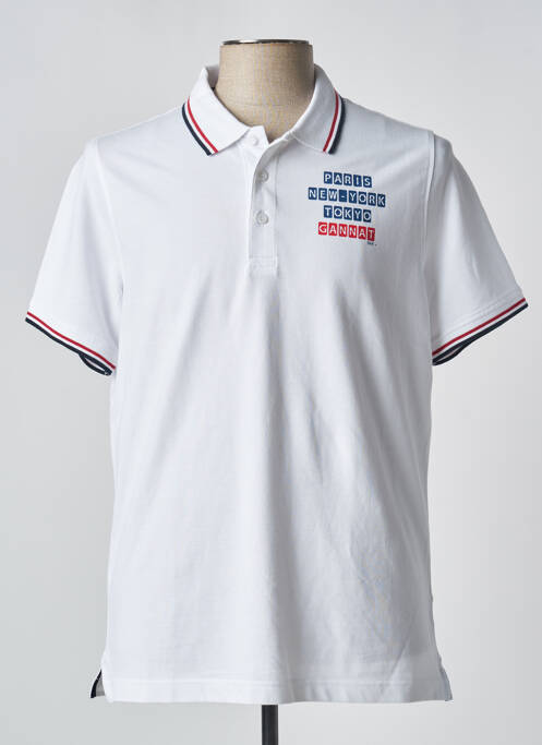 Polo blanc KAPITALES pour homme