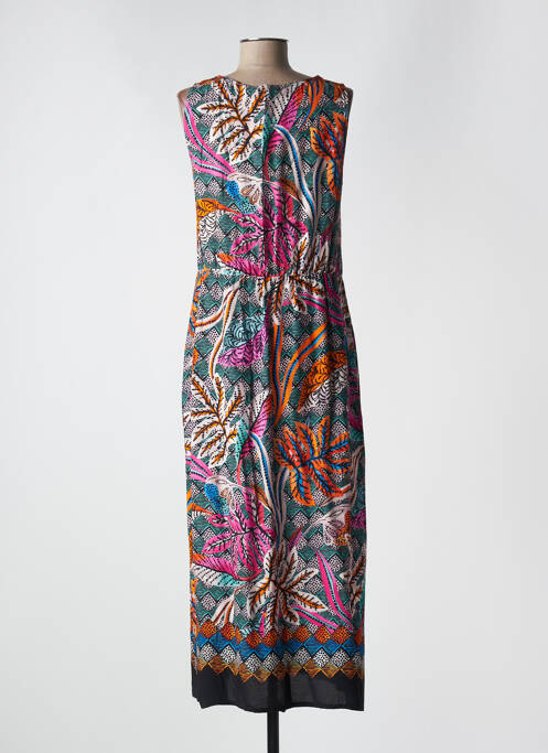 Robe longue noir MASSANA pour femme