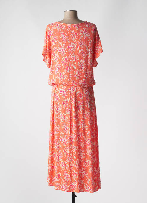 Robe longue orange ÉTYMOLOGIE pour femme