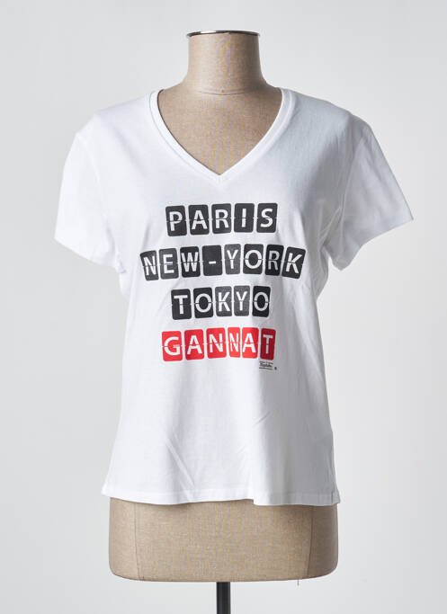 T-shirt blanc KAPITALES pour femme