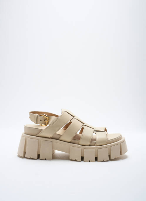 Sandales/Nu pieds beige MJUS pour femme