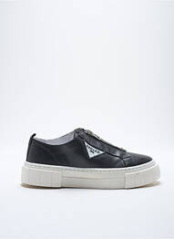 Baskets matière lisse talon plat jusqu'à 3cm noir REGARD femme